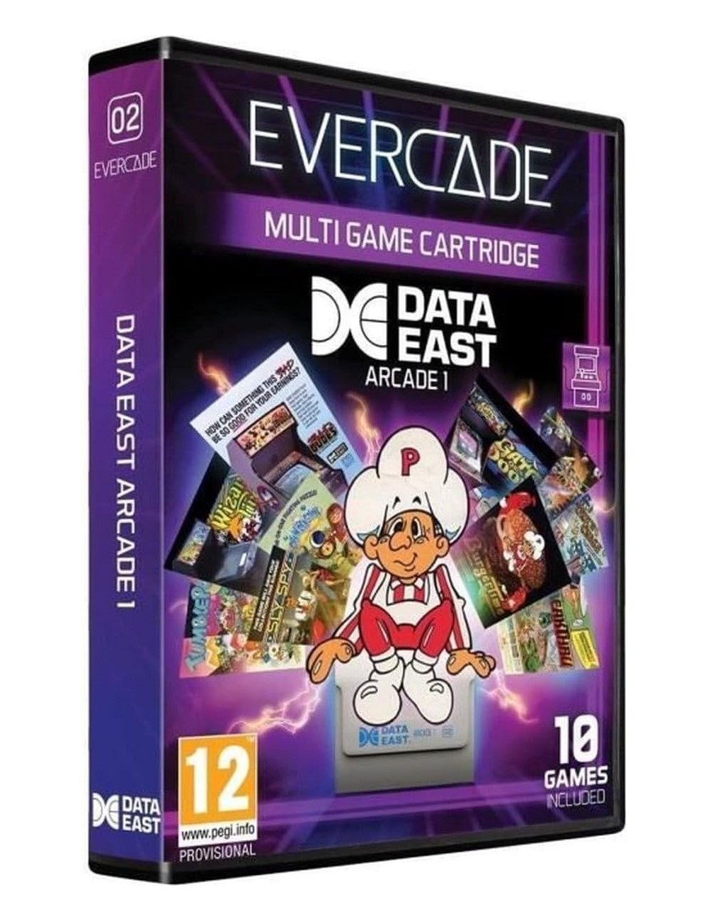 Cartucho Evercade - Data East Arcade Collection 1