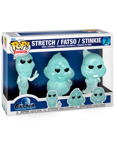 Figura Funko POP! Movies: Casper 30th Anniversary - Stretch / Fatso / Stinkie (3-Pack)