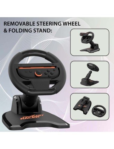 Subsonic Pro Kart Racer - Volante Dobrável (Nintendo Switch 2 e Switch)