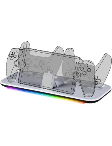 Estação Carregamento Konix RGB - PlayStation Portal & 2 DualSense PS5