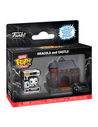 Figura Funko Bitty POP! Towns: Universal Monsters - Dracula and Castle