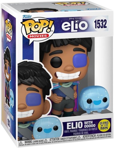 Figura Funko POP! Movies: Disney Pixar Elio - Elio with Oooo (Glow in the Dark / POP! & Buddy) 1532