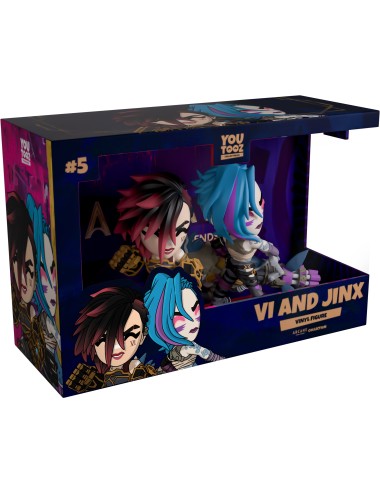 Figura Youtooz Arcane Vi and Jinx (2-Pack)