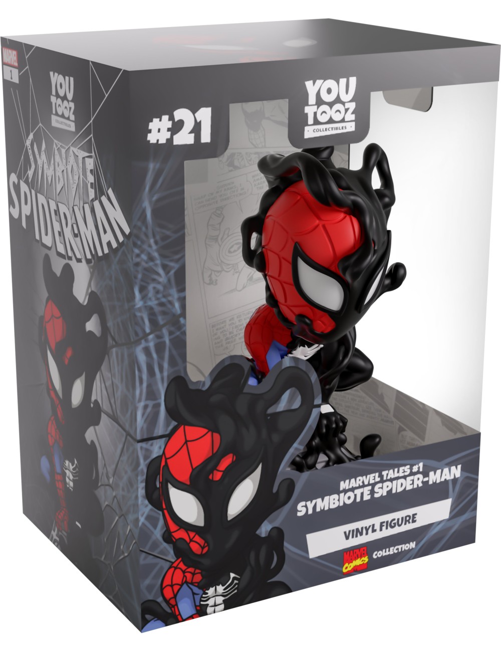 Figura Youtooz Marvel: Spiderman Marvel Tales 1 Symbiote Spider-Man