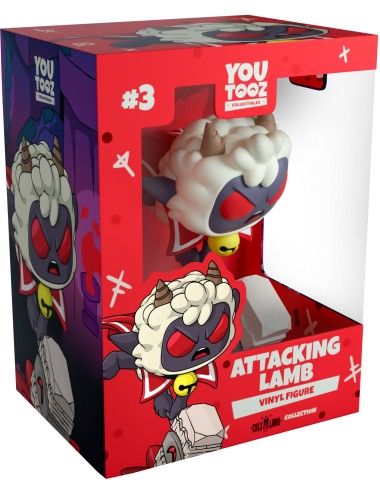 Figura Youtooz Cult of The Lamb Attacking Lamb