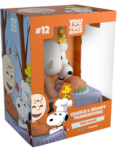 Figura Youtooz Peanuts Charlie & Snoopy Thanksgiving