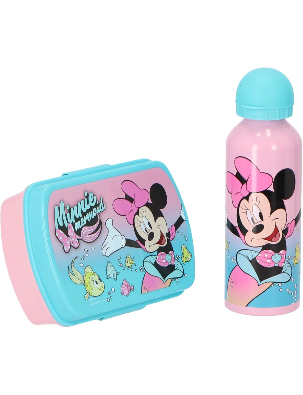 Garrafa Aluminio 500ml + Lancheira - Disney Minnie Mouse