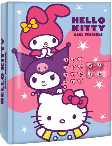 Diário Secreto Eletrónico com Código de Abertura -  Hello Kitty (Com Som)