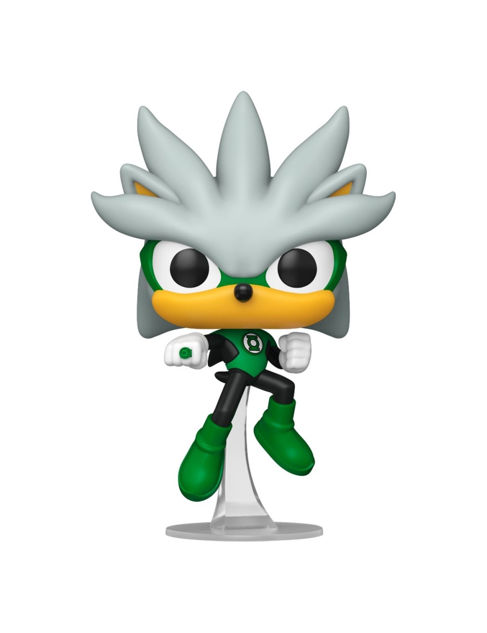 Figura Funko POP! Heroes: Justice League x Sonic The Hedgehog - Silver as the Green Lantern 592
