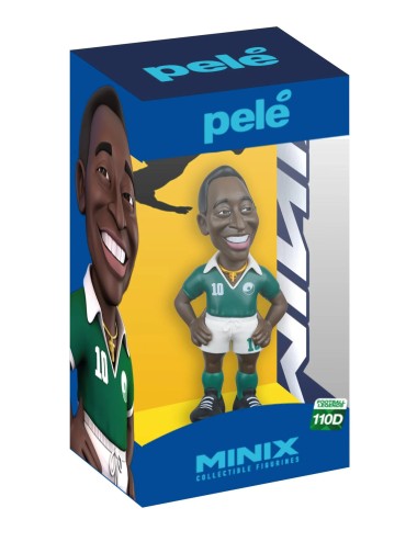 Minix - Football Stars 110D - Figura PVC 12 cm - Football Legend - New York Cosmos Pele