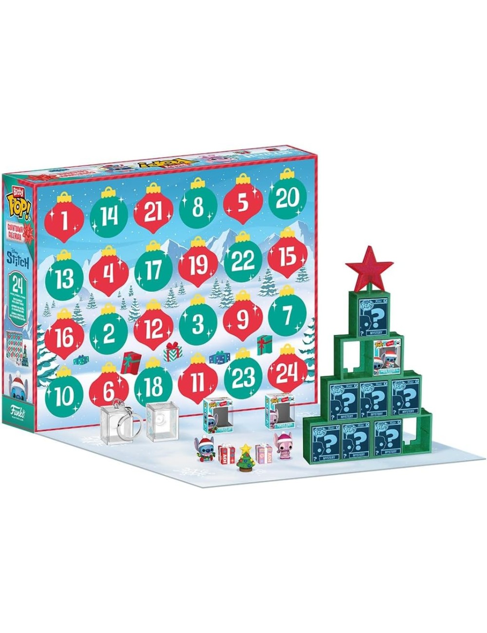 Calendário do Advento: Funko Bitty POP! Advent Calendar - Disney Stitch