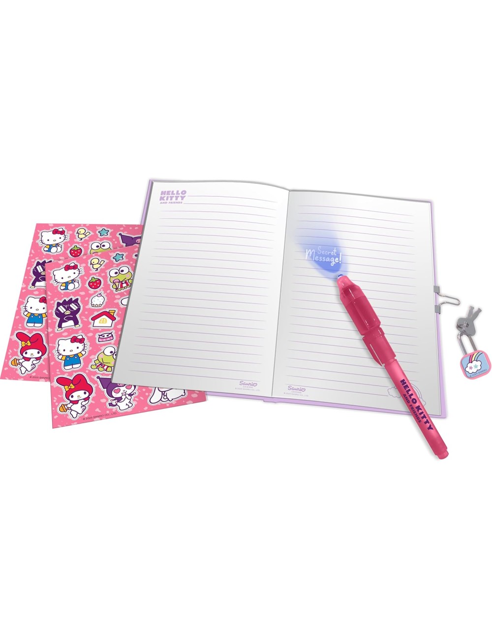 Conjunto de Diário + Caneta - Hello Kitty & Friends