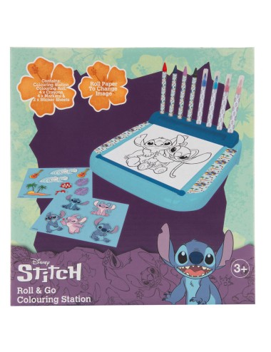 Conjunto de Colorir Roll & Go - Disney Stitch (Com Estação de Colorir)