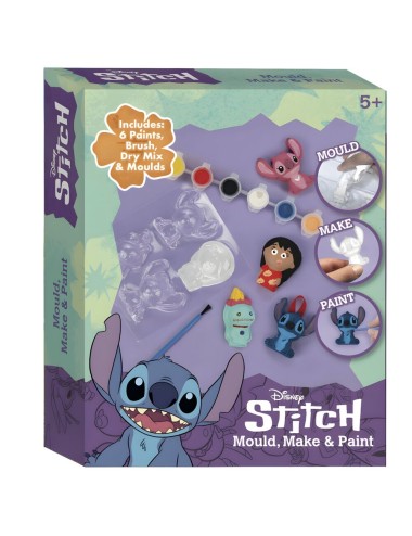 Conjunto de Moldes de Figuras para Pintar - Disney Stitch