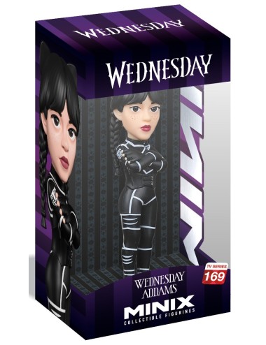 Figura Minix TV Series: Wednesday - Wednesday Addams in Cat Suit 169