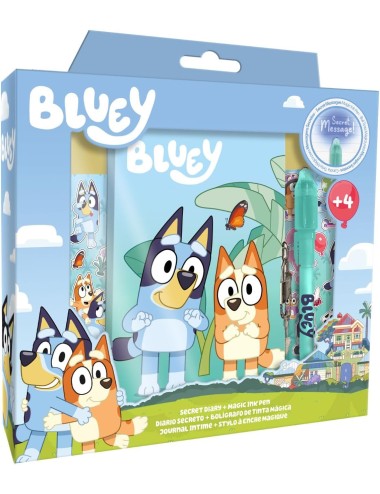 Conjunto de Diário + Caneta - Bluey