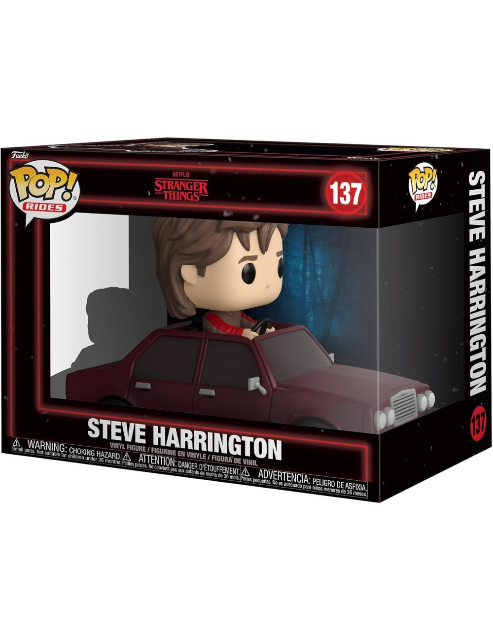 Figura Funko POP! Rides: Stranger Things (Season 5) - Steve Harrington in Car 137