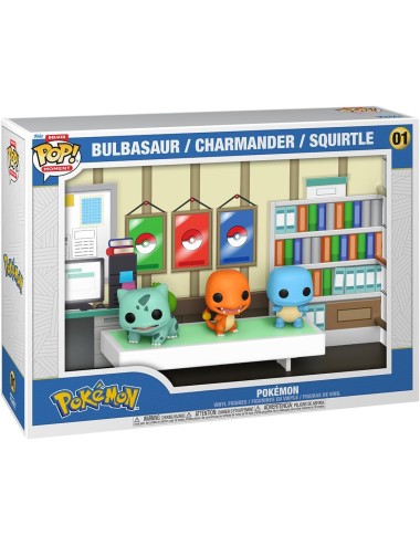 Figura Funko POP! Moment Deluxe: Pokémon - Bulbasaur / Charmander / Squirtle 01