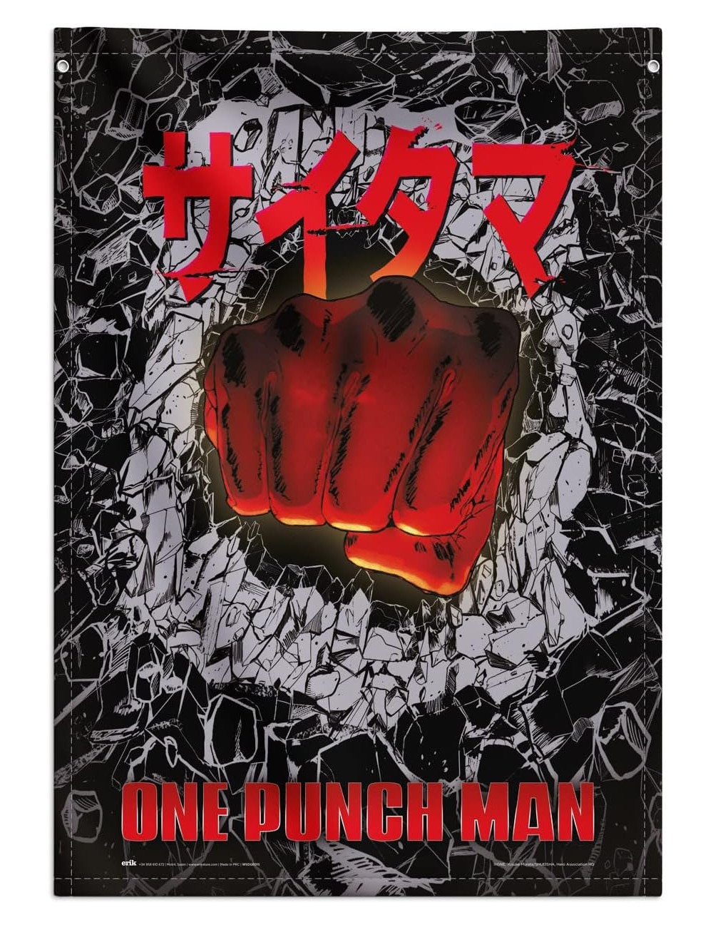 Poster de Tecido / Wall Scroll (70x100cm) - One Punch Man