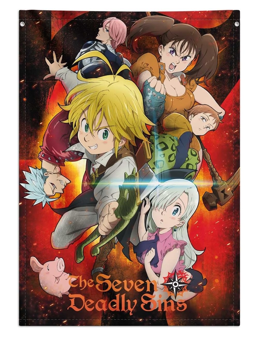 Poster de Tecido / Wall Scroll (70x100cm) - The Seven Deadly Sins