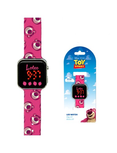 Relógio Infantil Led - Toy Story: Lotso