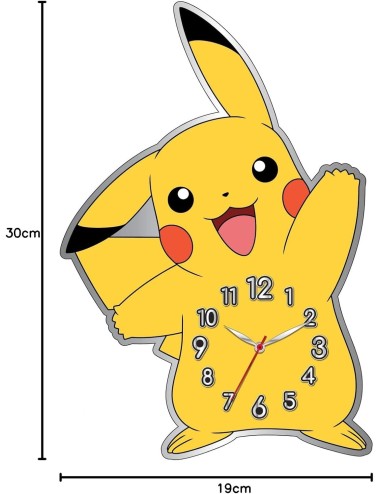 Relógio de Parede - Pikachu Silhouette