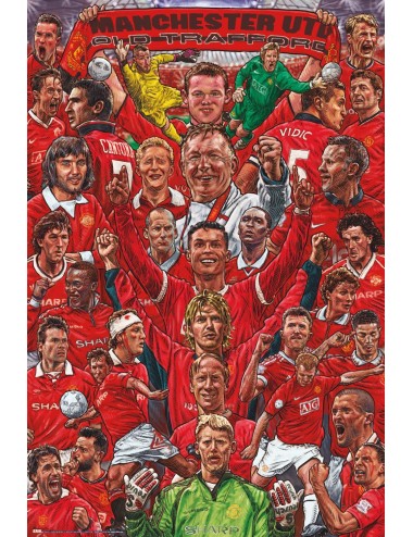 Poster Legends Of Manchester United