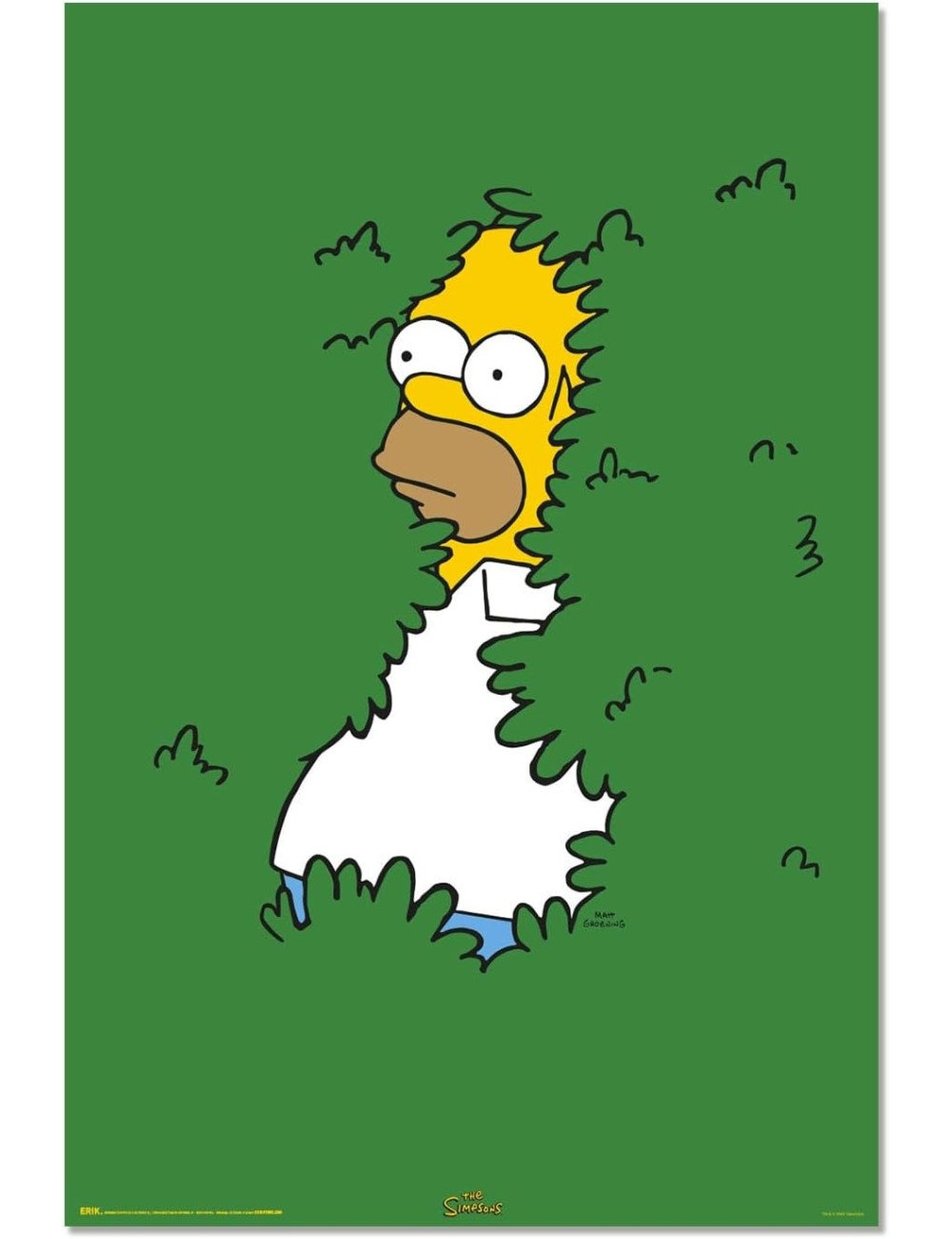 Poster The Simpsons Homer Bush