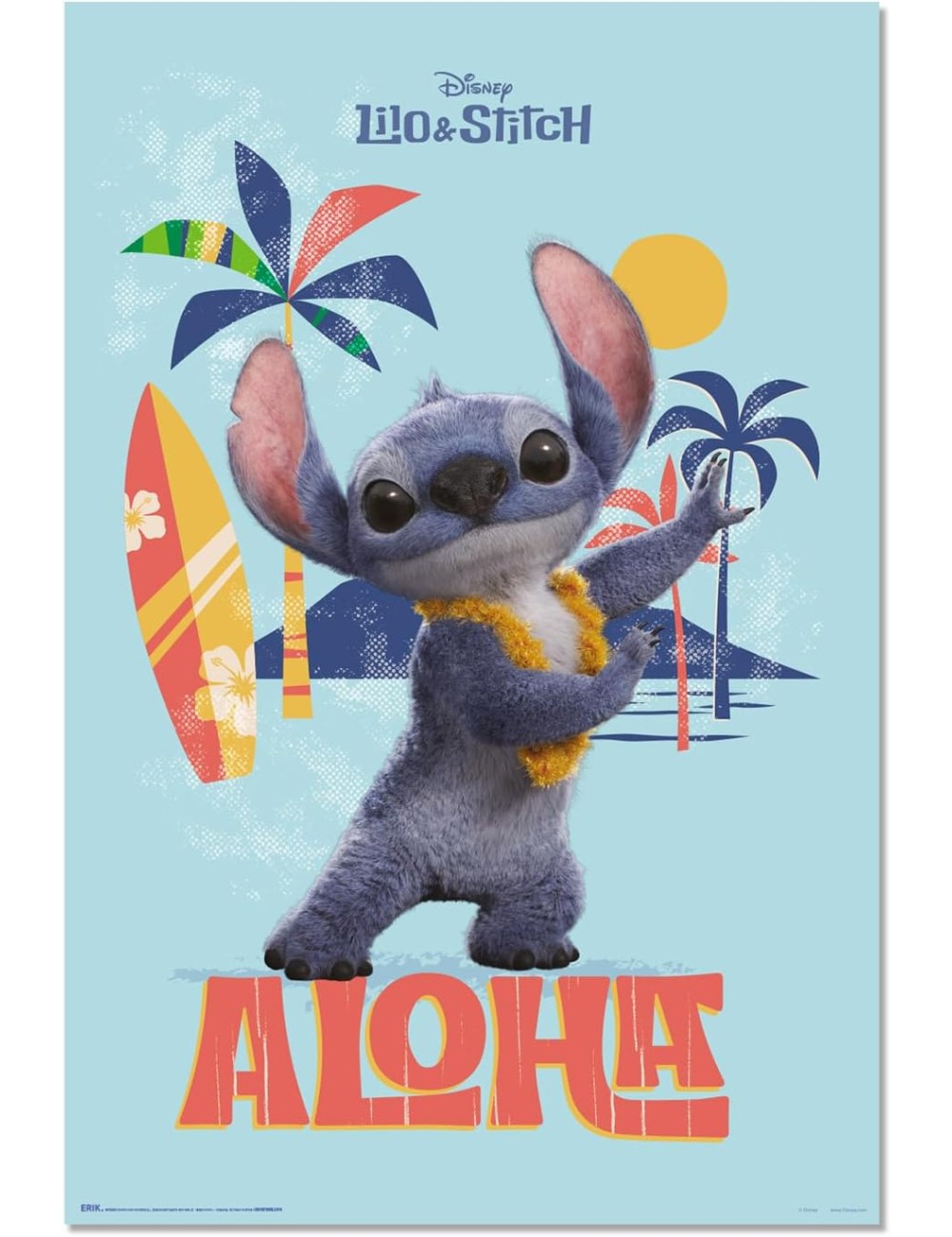 Poster Disney Stitch Live Action Aloha