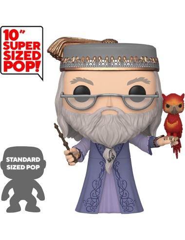 Figura Funko POP! Harry Potter - Albus Dumbledore with Fawkes (Jumbo Sized 25cm) 110