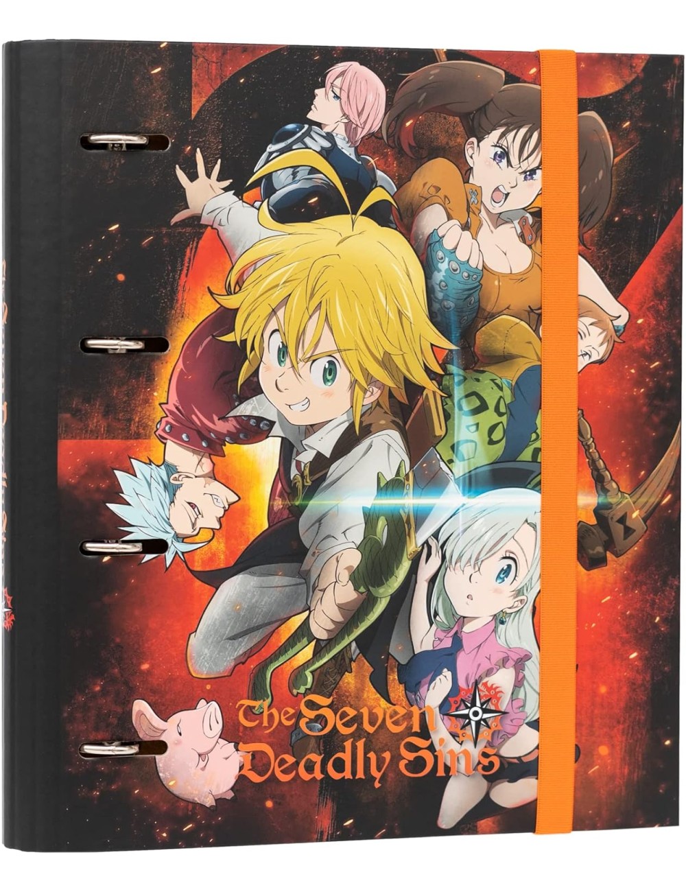 Capa de Argolas A4 - The Seven Deadly Sins