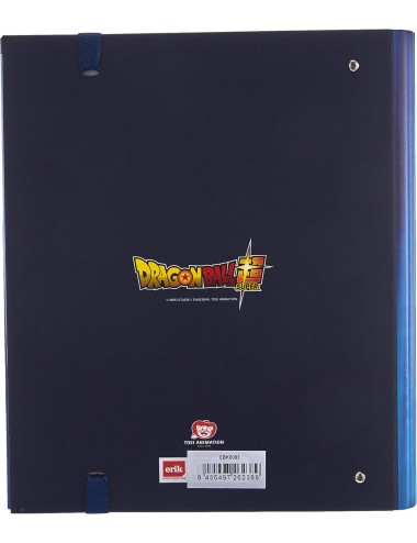 Capa de Argolas A4 - Dragon Ball Super