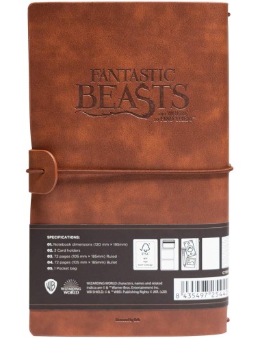 Caderno de Viagem - Fantastic Beasts and Where to Find Them