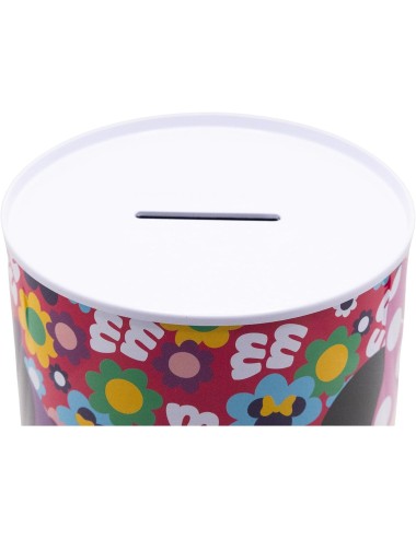 Mealheiro Infantil Metálico - Minnie Flowers