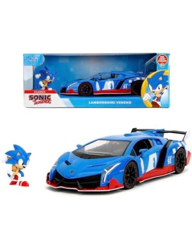 Jada Toys - Sonic & Lamborghini Veneno - 1:24