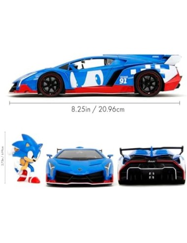 Jada Toys - Sonic & Lamborghini Veneno - 1:24