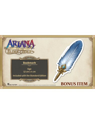 Ariana and the Elder Codex PS5 (Bookmark Bonus Item)