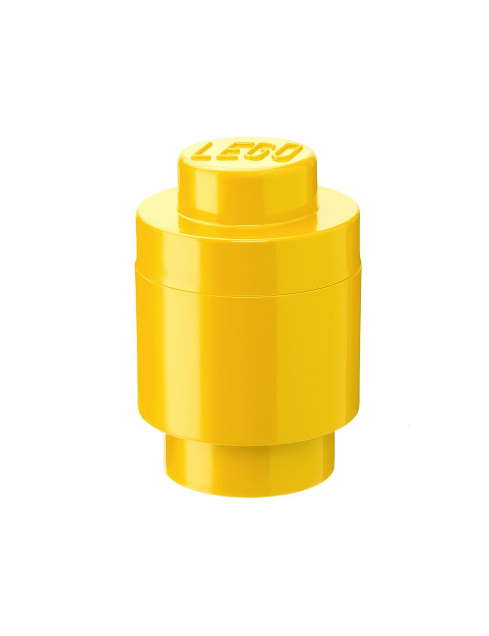 LEGO Storage Brick 1 Round - Amarelo