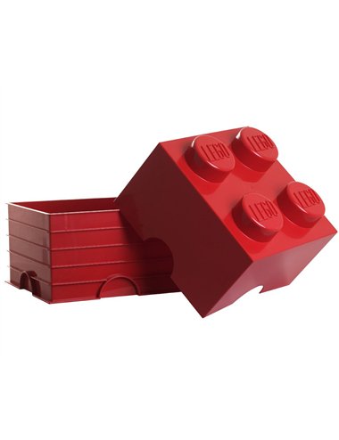 LEGO Storage Brick 4 - Vermelho