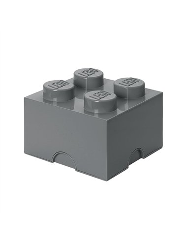 LEGO Storage Brick 4 - Cinzento Escuro