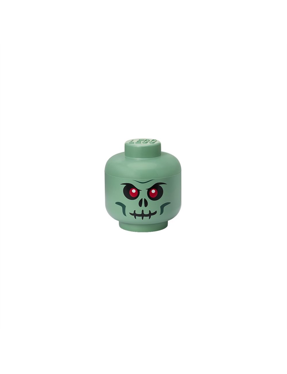 LEGO Storage Head Mini - Green Skeleton