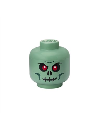 LEGO Storage Head Small - Green Skeleton