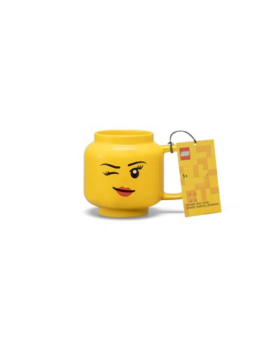 LEGO Ceramic Mug Large Winking Girl
