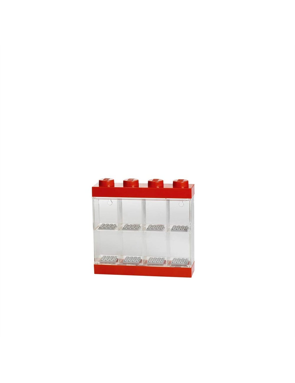 LEGO Minifigure Display Case 8 - Vermelho