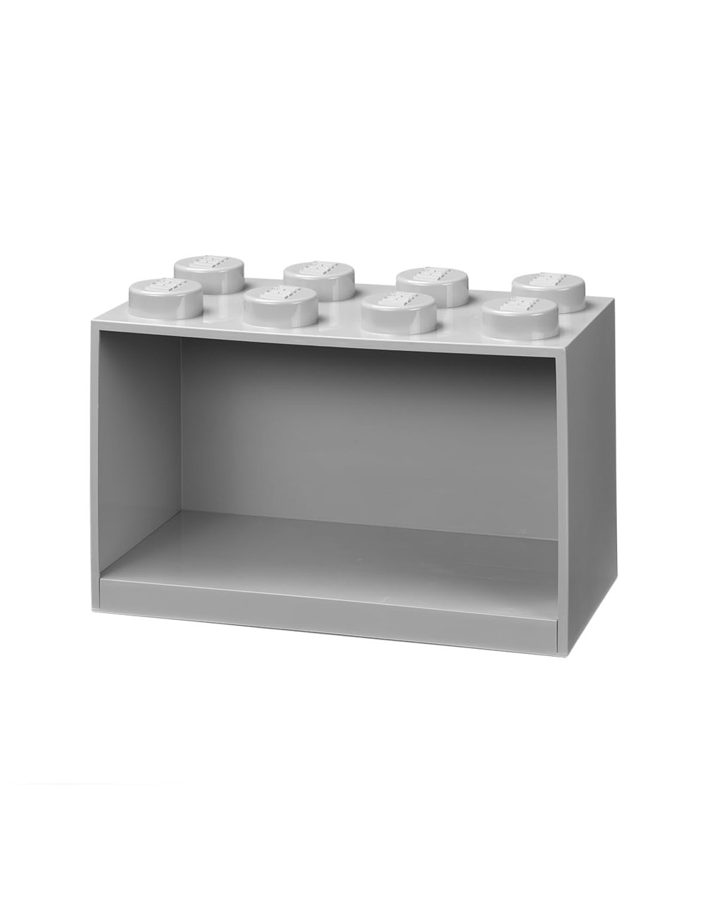 LEGO Brick Shelf 8 Knobs - Cinzento