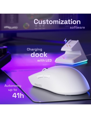 Rato Wireless Oniverse + Charging Dock - Vanguard Nocta White