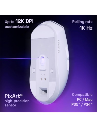 Rato Wireless Oniverse + Charging Dock - Vanguard Nocta White