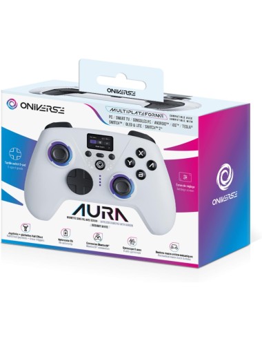 Comando Wireless Oniverse - Aura White (Multi-Plataforma)