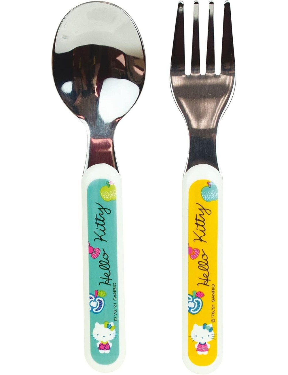 Conjunto de Talheres em Inox Hello Kitty