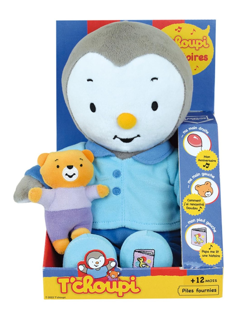 Peluche T’Choupi Interativo 30 cm